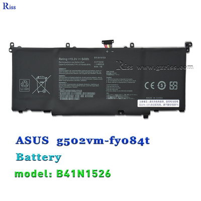 কেনা B41N1526 15.2V 64Wh ল্যাপটপ ব্যাটারি ASUS ROG Strix GL502 GL502V GL502VS DB71 এর জন্য অনলাইনে উৎপাদন